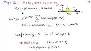 Linear Phase FIR Filters [upl. by Sharron907]