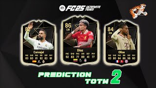 EA FC 25 Predictions Team of the Week 2 TOTW [upl. by Massab]