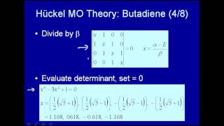 Huckel MO theory  butadiene [upl. by Remat193]