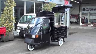 Piaggio Ape50 verkoopwagen [upl. by Sharos]