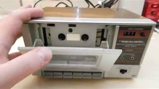 Realistic SCT34 cassette deck fixes itself [upl. by Nerin670]