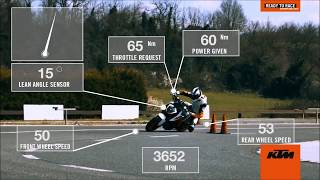 KTM  ABS and Cornering ABS Explained  Motorcycle Stability Control [upl. by Pierce173]