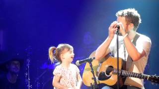 Dierks Bentley singing with daughter Evie at Ryman Auditorium [upl. by Ellenet358]