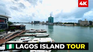 4k Lagos Island VI Landmark beach and Gtco Food Festival Tour [upl. by Anafetse]