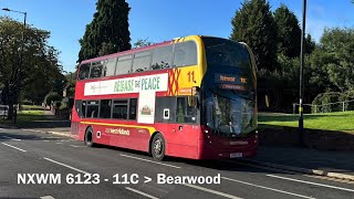 NXWM 6123 ADL Enviro400 MMC ZF SN15LGL  Power Mode [upl. by Worth]