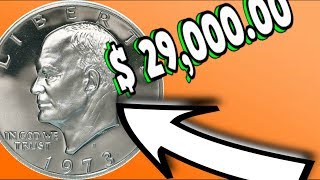 IKE DOLLAR VALOR DE 29000 DOLARES Y CUALES SON DE PLATA [upl. by Annatnom]