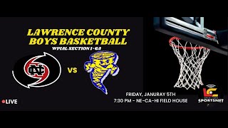 New Castle Red Hurricane vs Butler Golden Tornado  Boys Basketball  WPIAL Sec16A  Jan 5 2024 [upl. by Enirtak]