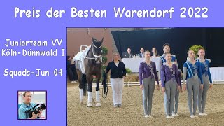 Juniorteam VV KölnDünnwald I  SquadsJun 04  Preis der Besten Warendorf 2022 [upl. by Oswell620]