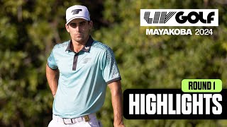 FULL HIGHLIGHTS Niemann dominates Rd 1 with 59  LIV Golf Mayakoba [upl. by Ssej]