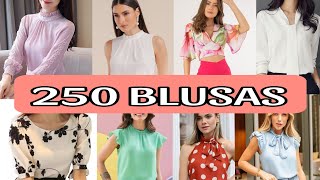 Moda 2024 BLUSAS ELEGANTES EN TENDENCIA DE MODA 2024 250 modelos de BLUSAS FEMENINAS Y ELEGANTES [upl. by Elleinwad]