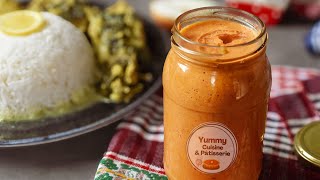 Purée de piment  recette comorienne [upl. by Audsley]