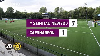 Uchafbwyntiau  Highlights  Y Seintiau Newydd 71 Caernarfon  JD Cymru Premier [upl. by Turro]