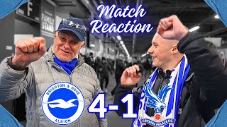 Brighton Fans LOVED Beating Their Rivals 👀 [upl. by Ahtiekahs708]