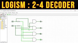 Logisim 24 Decoder [upl. by Douglas]