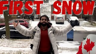 First Snow in Canada🍁 Experience amp Tips [upl. by Crandall]