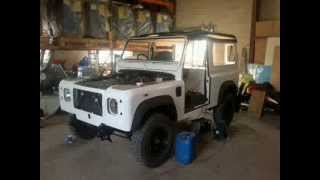 Land Rover 90 restoration [upl. by Rhoda592]