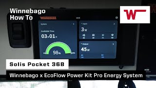 Winnebago Solis Pocket 36B How To Optional Winnebago x EcoFlow Power Kit Pro Energy System [upl. by Anael]