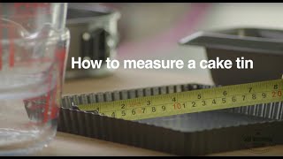 How To Measure A Cake Tin  Good Housekeeping UK [upl. by Nohsyar]