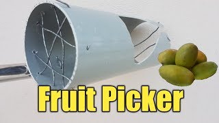 Best Fruit picker tool  How to make Fruit Picker at Home [upl. by Wat192]