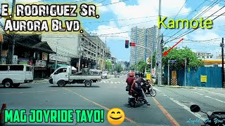 Aurora Blvd  E Rodriguez Sr Ave to Welcome Rotonda joyride overview Metro Manila 2019 [upl. by Trixie782]