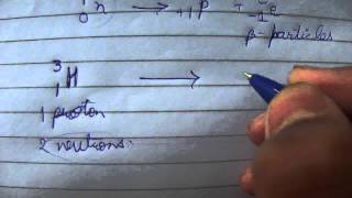 Betaβ emissiondecay of tritium [upl. by Chernow]