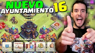 ¡ES POSIBLE MEJORAR el AYUNTAMIENTO a UN NUEVO NIVEL TH 16 ClashOfClans [upl. by Verene]