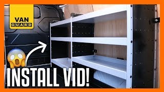 Van Guard Racking  Install Video  Whitebox UK [upl. by Dobson]