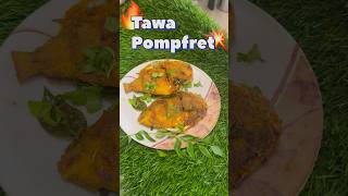 Tawa Pompfret Recipe shorts fishrecipe shortsfeed viral seafood [upl. by Tilla901]