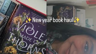 NEW YEAR BOOK HAUL [upl. by Elleuqram]