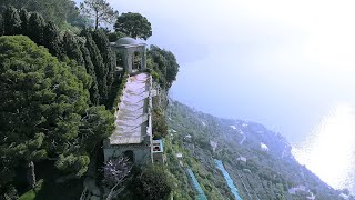 Villa Cimbrone Ravello Italy Exclusive 100 Drone Video [upl. by Leandra722]