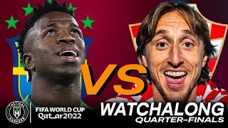 Brazil vs Croatia Live Watchalong  2022 FIFA World Cup QuarterFinals [upl. by Mitchel264]