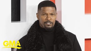 Jamie Foxx out of the hospital  GMA [upl. by Nimaj]