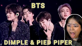 BTS  Dimple  Pied Piper Live  New KPop Fan FIRST TIME reaction [upl. by Bridwell]