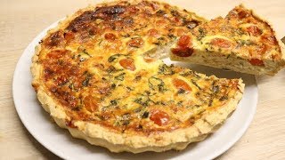 QUICHE AU POULET GRILLÉ FACILE CUISINERAPIDE [upl. by Binky881]