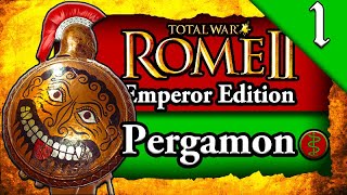 RISE OF PERGAMON Total War Rome 2 Pergamon Campaign 1 [upl. by Frans]