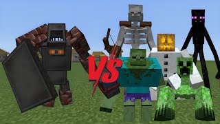 The Netherite Golem vs Muntant Beast Mod Mods Battles [upl. by Cappello26]