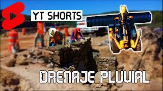 RESUMEN CONSTRUCCION DE DRENAJE PLUVIAL CON MUROS DE MAMPOSTERIA  LTCM Shorts [upl. by Yerfoeg]