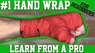 HOW TO WRAP YOUR HANDS  THAI STYLE [upl. by Asylem]