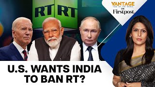 quotRT an Entity with Cyber Capabilitiesquot US Urges Allies to Ban RT  Vantage with Palki Sharma [upl. by Rizika85]