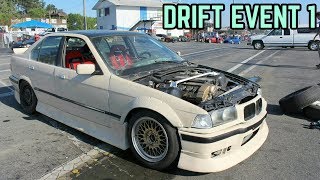 FINALLY A DRIFT EVENT  BMW E36 325i Drift Build Ep28 [upl. by Grange523]