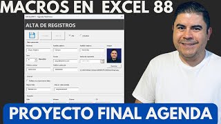 ☎ Agenda telefónica PARTE 11  FINAL  Curso Excel VBA y Macros  Cap 88 [upl. by Ayvid810]