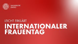 Leicht Erklärt Internationaler Frauentag [upl. by Rede]