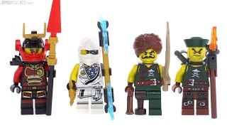 LEGO Ninjago Accessory Set figure pack review 853544 [upl. by Hurty143]