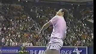 Boris Becker vs McEnroe Final  Atlanta 1986  0711 [upl. by Anniram521]