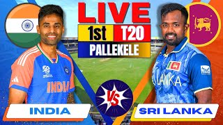 Live India vs Sri Lanka 1st T20 Live Match Score amp Commentary  IND vs SL Live Cricket match Today [upl. by Mikiso84]