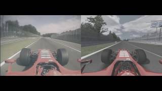 RFactor CTDP F1 2006 Mod Vs Real F1 Schumacher Monza [upl. by Sllew]