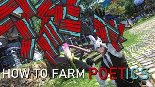 How to farm poetics in FFXIV [upl. by Ellehsim]