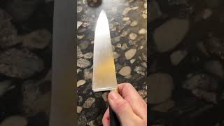 Polishing A Carbon Steel Chef’s Knife [upl. by Imaj]