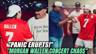 Panic at Morgan Wallen Concert After Disturbing Threat Against Chiefs Stars 😱 [upl. by Mcmillan]