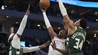 Oklahoma City Thunder vs Milwaukee Bucks  Full Game Highlights  March 24 202324 NBA Season [upl. by Feodore]